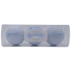 3-Ball Clear Sleeve With Custom Golf Balls